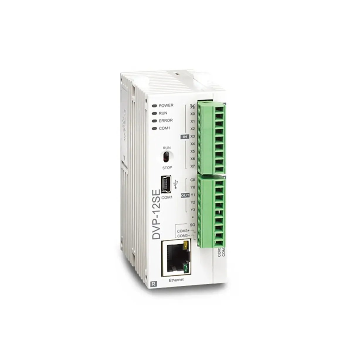 Delta DVP12SE11R SE Series Left-Expandable, Built-in Ethernet 16k Step Program Capacity 8 4 Relay
