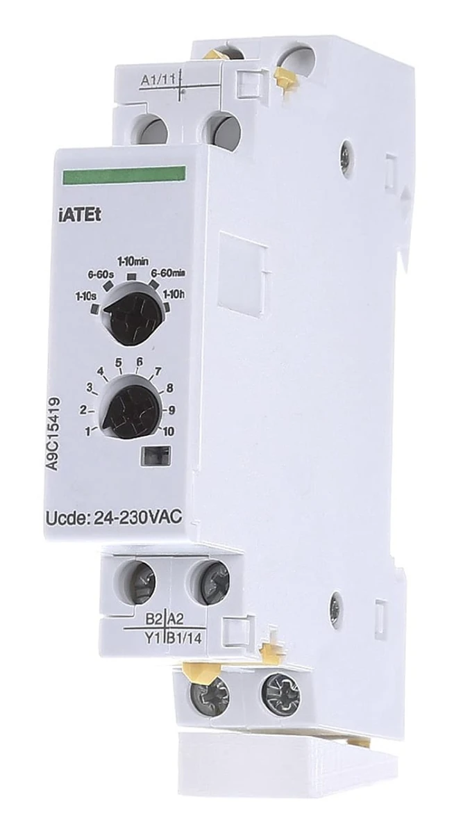 Schneider Electric A9C15419 Acti9 Control Products Auxiliary Equipment, iATEt 24-240VAC