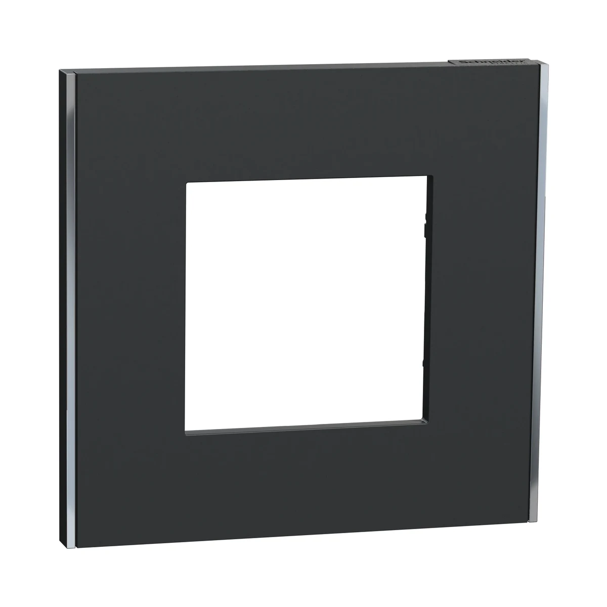 Schneider Electric NU600243 Unica Deco Subtle Tekli Çerçeve Antrasit/Gümüş — üretici ürün görseli