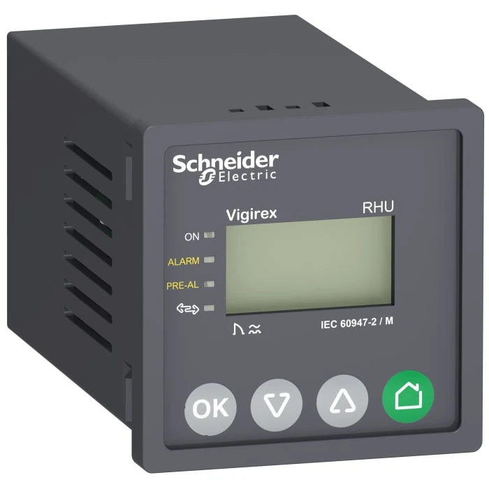 Schneider Electric LV481001 VIGIREX RHU 30 mA - 30 A instantaneous alarm or 0 - 4.5 s delayed