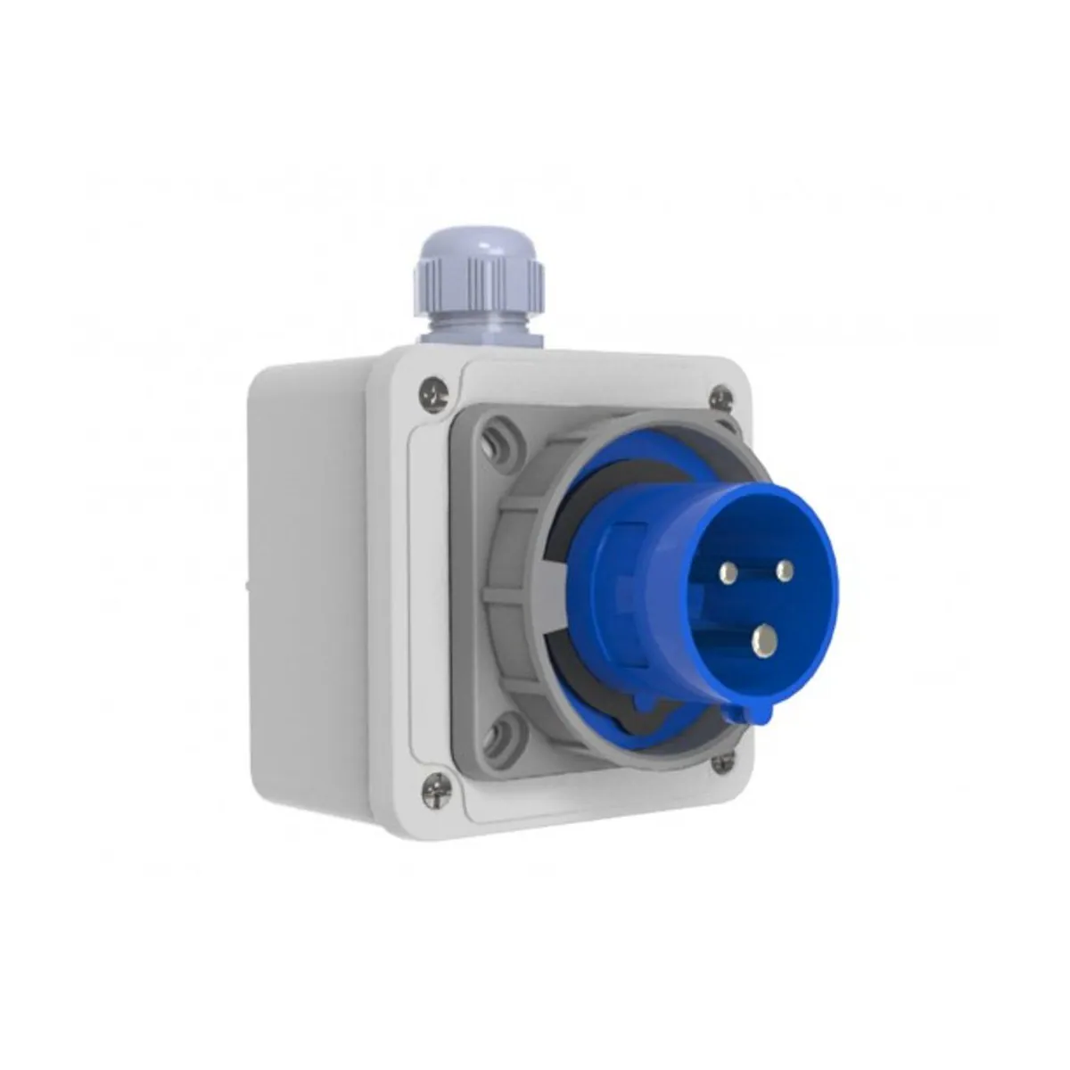 Bemis BC1-3403-7210 CEE Wall-Mounted Plug 32 A 2P+E IP67