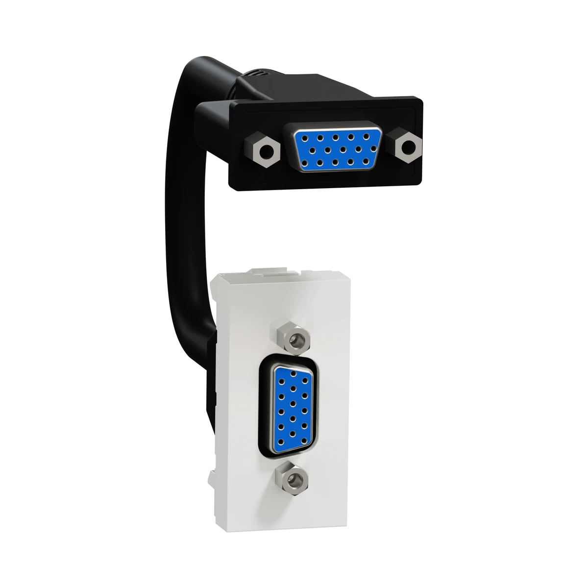 Schneider Electric NU343218 Yeni Unica, HD15 Female (VGA) Socket, White