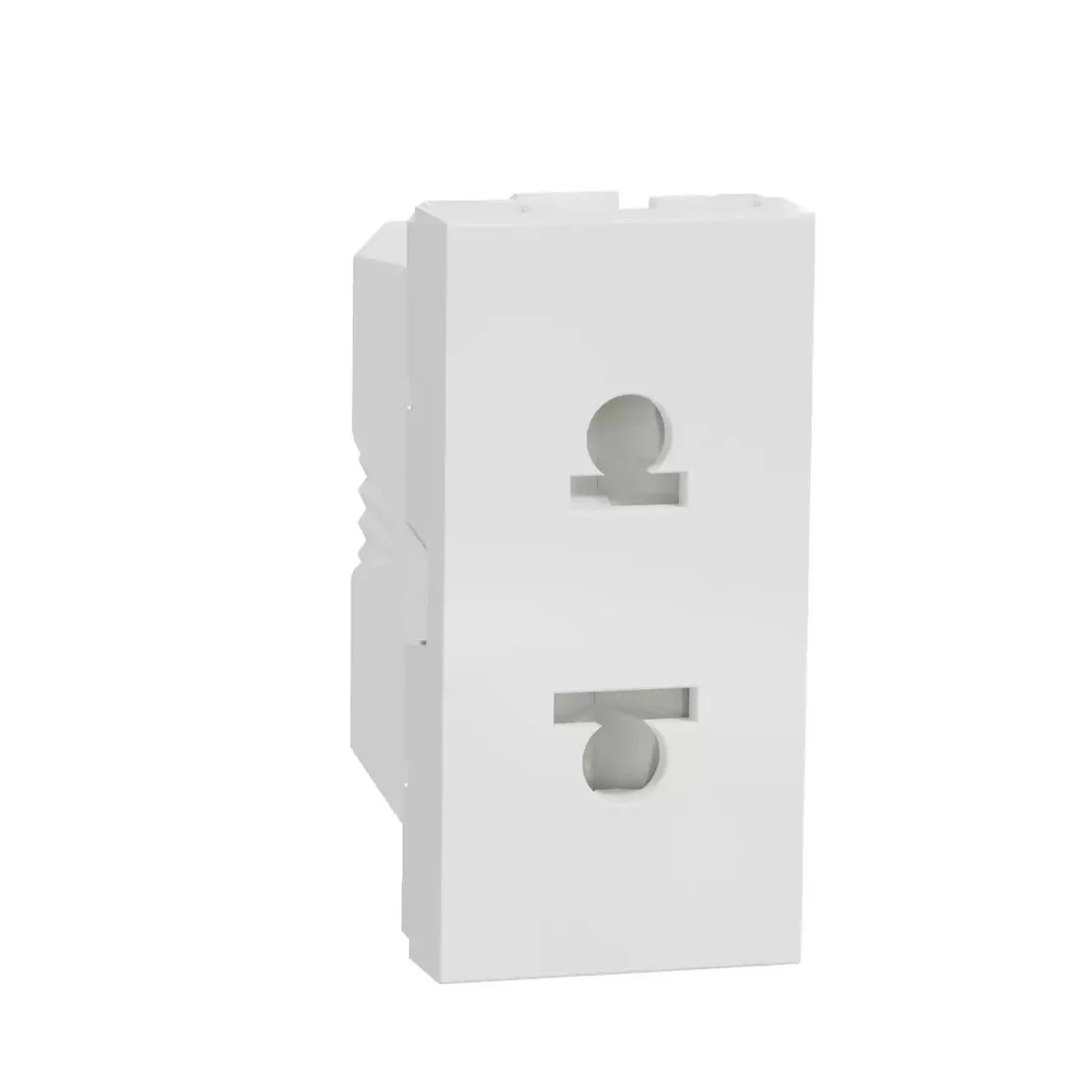 Schneider Electric NU302118 Yeni Unica, Euroamerican Priz 1 modül, Beyaz — temsili üretici aile görseli