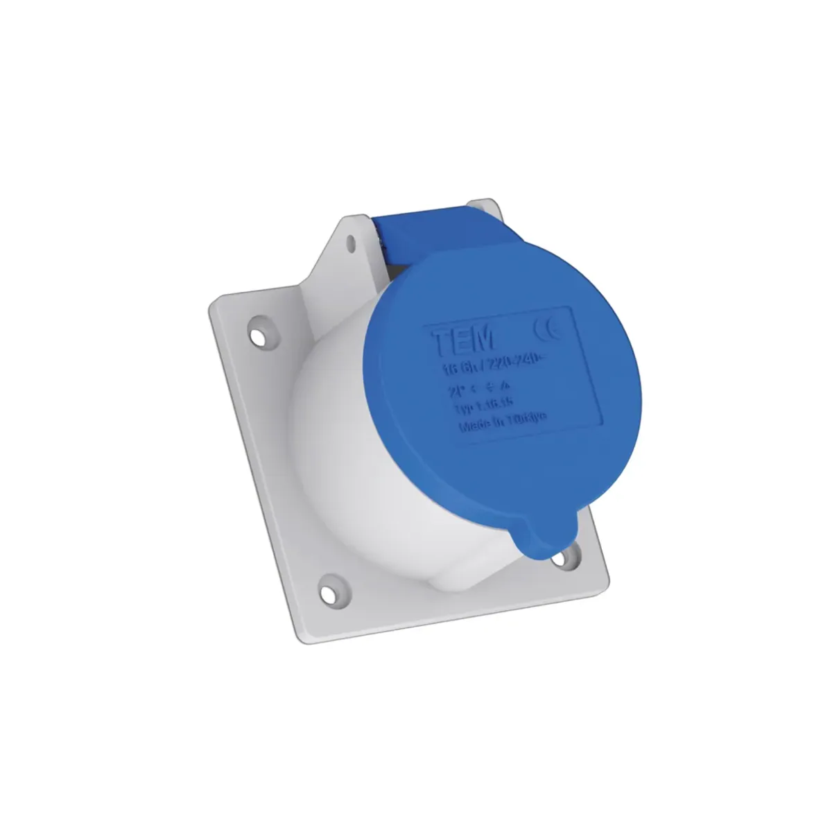Tem 440.116.150 16A Makine Prizi 2P+E IP44