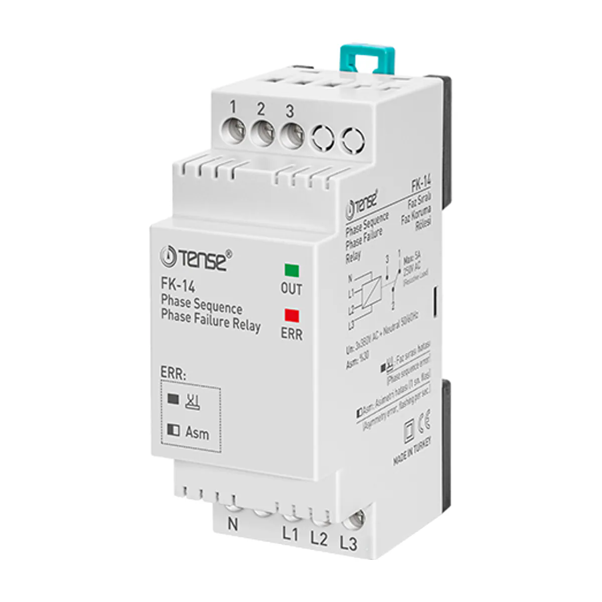 Tense FK-14 Phase (Motor) Protection Relay, 30% fixed asymmetry