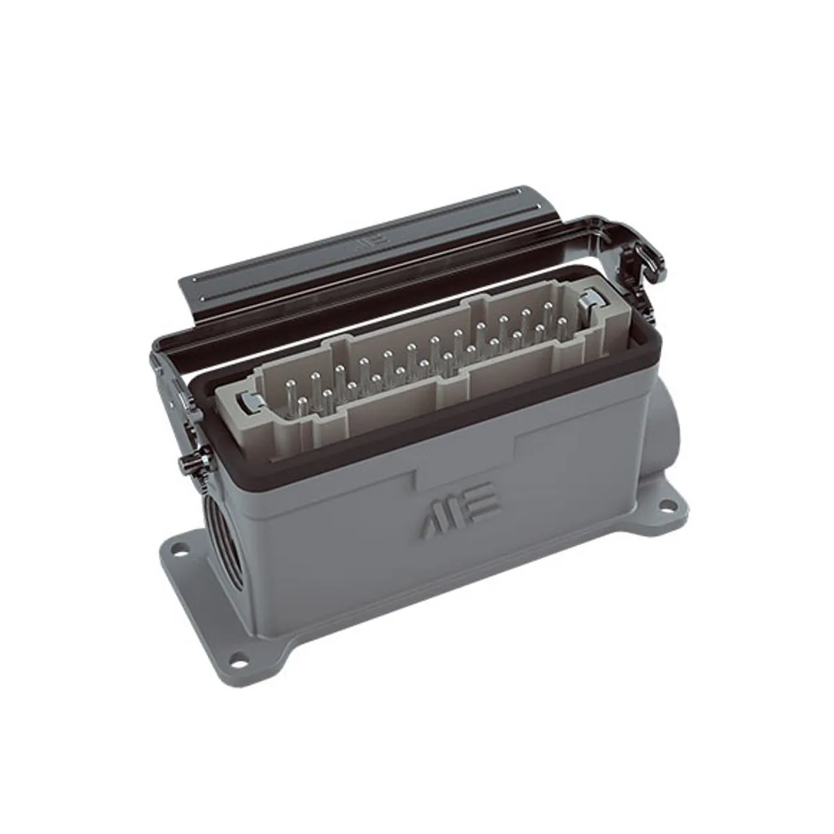 Mete Enerji 403551S 24x16A Duvar Fiş Çift Girişli Tek Metal Mandallı