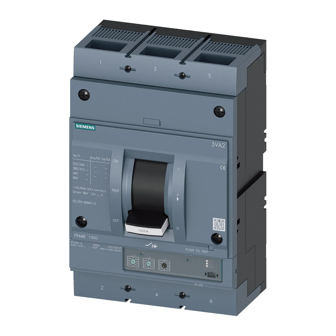 Siemens 3VA2580-6HL32-0AA0 — üreticinin temsili ürün ailesi görseli