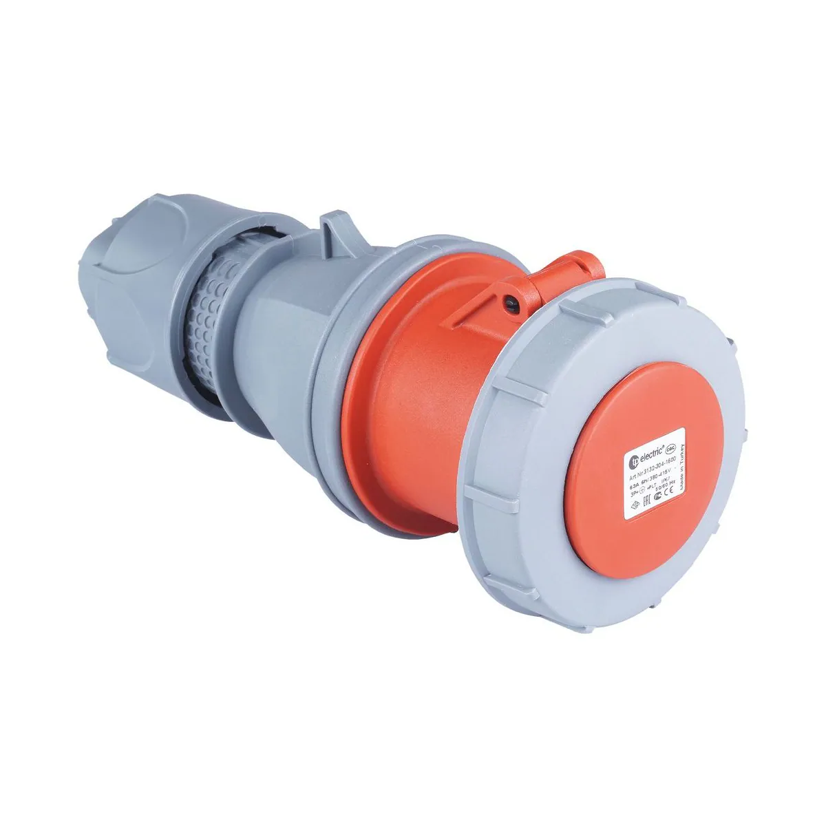 TP Elektrik 3138-304-1600 CEE 5x125A Extension Socket, IP 67, 6h