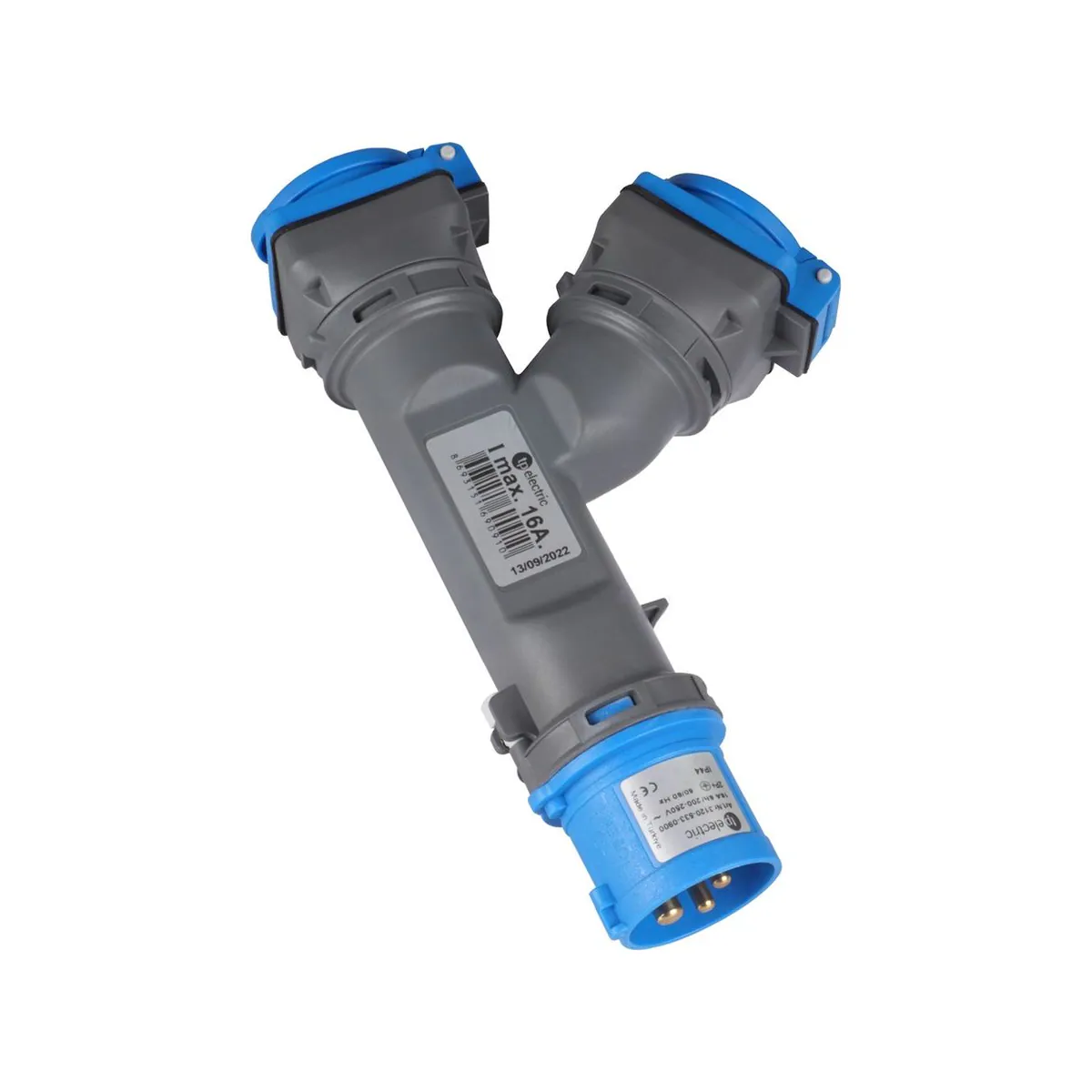 TP Elektrik 3120-532-0900 CEE Multi 2Y 2xPP (DIN Standard) 3x16A Plug IP44
