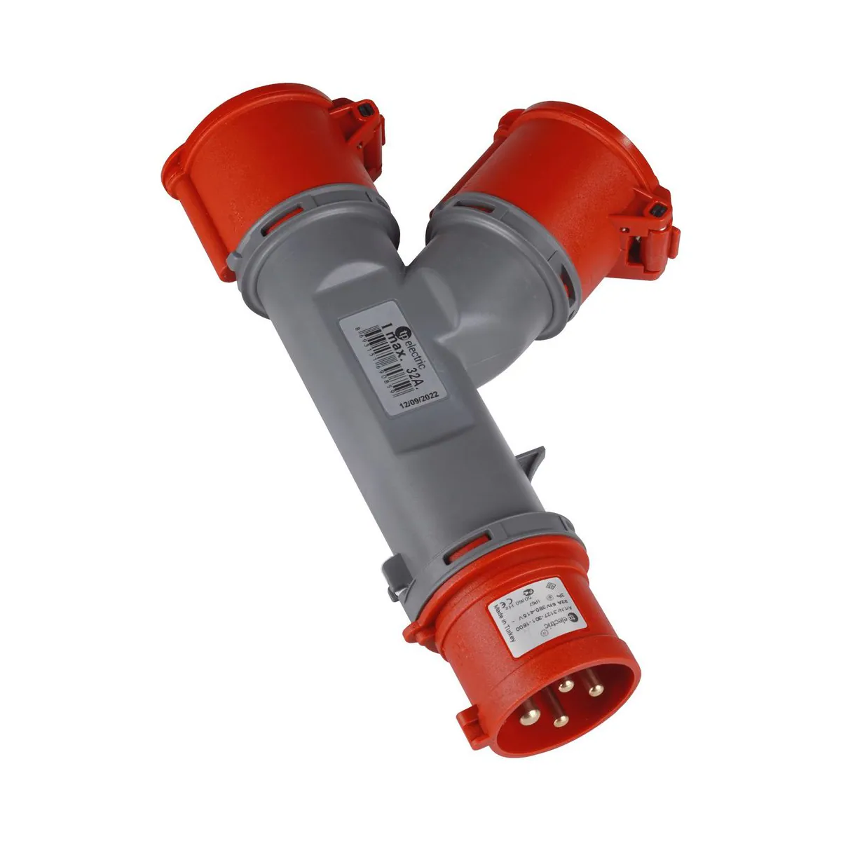 TP Elektrik 3126-512-1600 CEE Çoklu 2Y Priz 2x(4X32A)Priz 4x32A FİŞ IP44