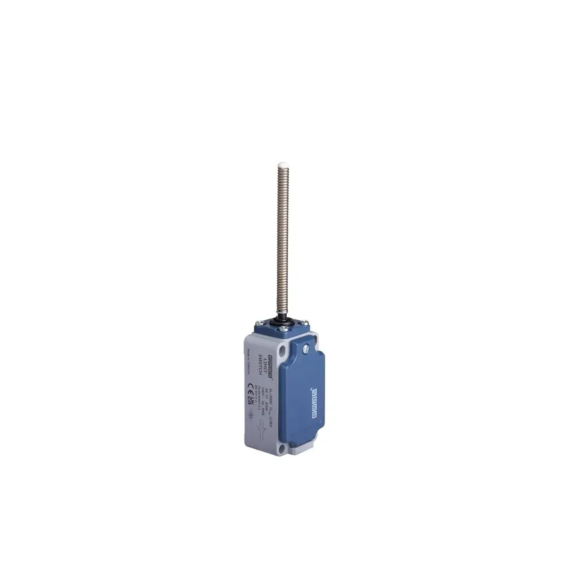 Emas L52 Metal Housing 7 mm Blunt Plastic End Metal Spring Lever Snap-Action 1NO+1NC Limit Switch L52K13SOP103