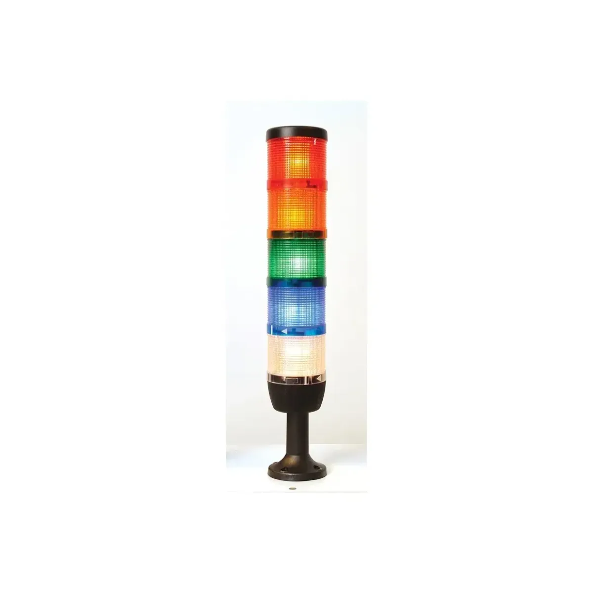 Emas IK Serisi Beş Katlı 24V AC/DC 110mm Plastik Boru ve Ayaklı LED Kolon 70mm