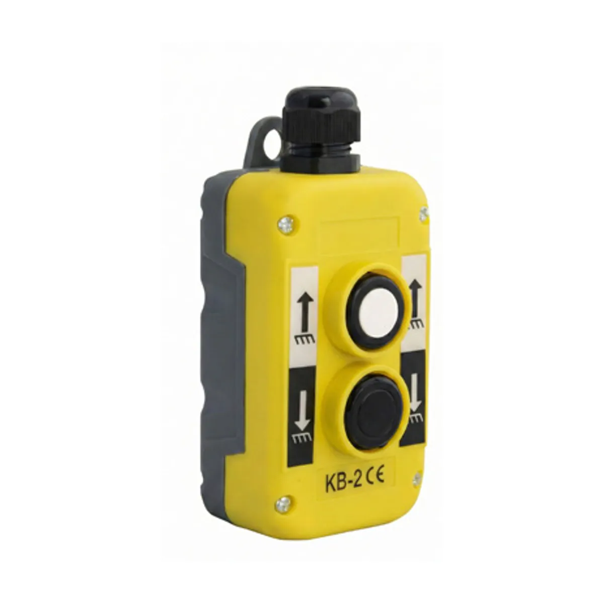 Gwest KB-2 Vehicle Crane Control — Yellow-Black, 2x2N/O