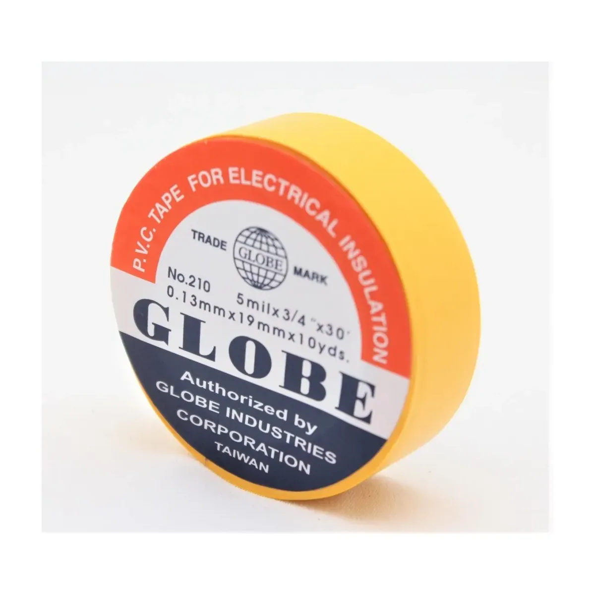 Globe 0,13x19mm 9,1 Metre Sarı İzole Bant