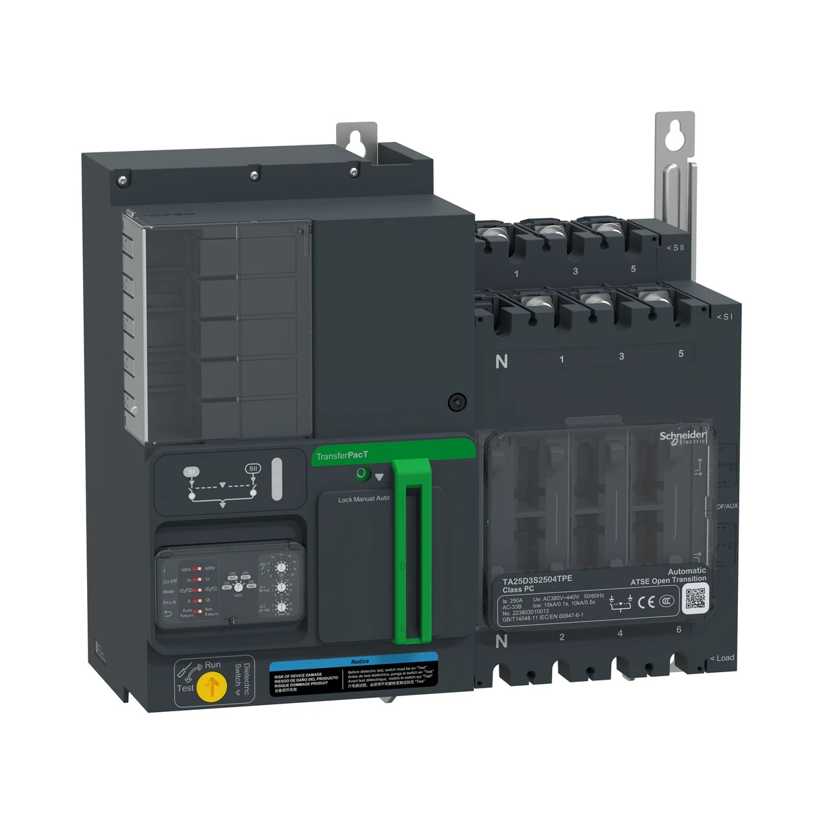 Schneider Electric TA25D3S2504TPE TA25.250A 3P Rotary 400V