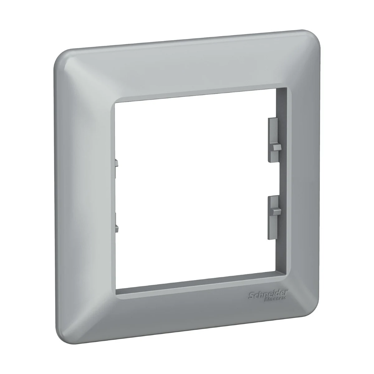 Schneider Electric EPH5805161 Asfora EM Plus Single-Gang Horizontal Frame Aluminum