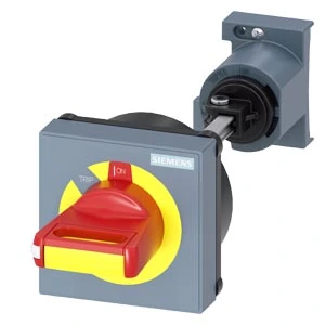 Siemens 3RV2926-1C Motor Koruma Şalteri Aksesuarı Kapı tahrik mekanizması 130 mm kırmızı / sarı